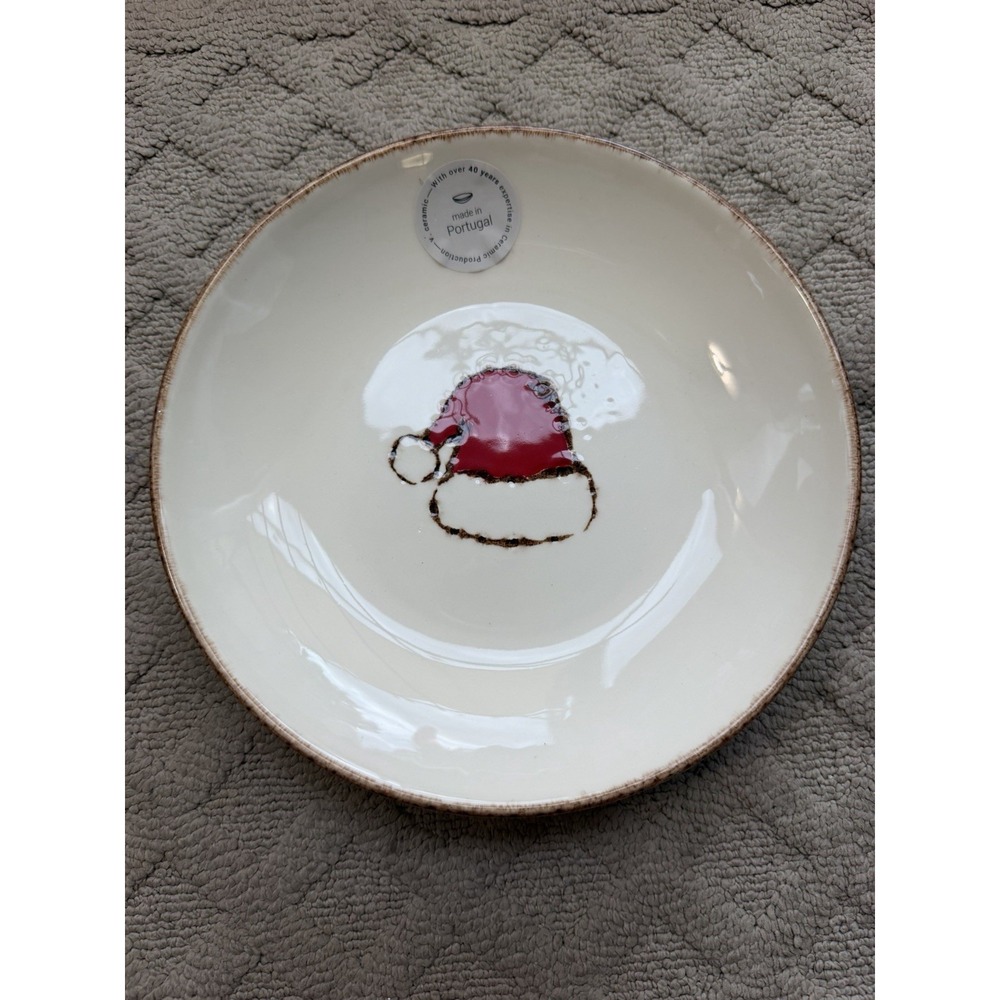 Christmas Bowl Santa Hat Made In Portugal
